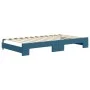 Sofá cama nido terciopelo azul 100x200 cm de vidaXL, Camas y somieres - Ref: Foro24-3196935, Precio: 265,22 €, Descuento: %