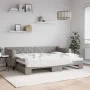 Sofá cama nido tela gris taupe 80x200 cm de vidaXL, Camas y somieres - Ref: Foro24-3197424, Precio: 244,63 €, Descuento: %