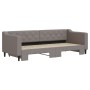Sofá cama nido tela gris taupe 80x200 cm de vidaXL, Camas y somieres - Ref: Foro24-3197424, Precio: 248,34 €, Descuento: %