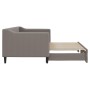 Sofá cama nido tela gris taupe 80x200 cm de vidaXL, Camas y somieres - Ref: Foro24-3197424, Precio: 248,34 €, Descuento: %