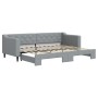Sofá cama nido tela gris claro 80x200 cm de vidaXL, Camas y somieres - Ref: Foro24-3197421, Precio: 246,37 €, Descuento: %