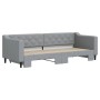 Sofá cama nido tela gris claro 80x200 cm de vidaXL, Camas y somieres - Ref: Foro24-3197421, Precio: 246,37 €, Descuento: %