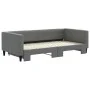 Ausziehbares Schlafsofa aus dunkelgrauem Stoff, 100 x 200 cm von vidaXL, Betten und Lattenroste - Ref: Foro24-3196584, Preis:...