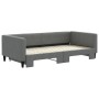 Trundle sofa bed dark gray fabric 100x200 cm by vidaXL, Beds and slatted bases - Ref: Foro24-3196584, Price: 217,74 €, Discou...
