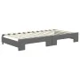 Ausziehbares Schlafsofa aus dunkelgrauem Stoff, 100 x 200 cm von vidaXL, Betten und Lattenroste - Ref: Foro24-3196584, Preis:...