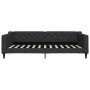 Ausziehbares Schlafsofa aus schwarzem Stoff, 100 x 200 cm von vidaXL, Betten und Lattenroste - Ref: Foro24-3197433, Preis: 26...
