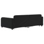 Black velvet trundle sofa bed 100x200 cm by vidaXL, Beds and slatted bases - Ref: Foro24-3196940, Price: 277,26 €, Discount: %
