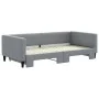 Sofá cama nido tela gris claro 100x200 cm de vidaXL, Camas y somieres - Ref: Foro24-3196583, Precio: 257,92 €, Descuento: %