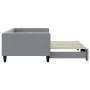 Sofá cama nido tela gris claro 100x200 cm de vidaXL, Camas y somieres - Ref: Foro24-3196583, Precio: 257,92 €, Descuento: %