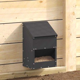 Comedero para pollos Negro 21 x 16 x 33 cm