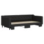Sofá cama nido tela negro 90x200 cm de vidaXL, Camas y somieres - Ref: Foro24-3197428, Precio: 254,14 €, Descuento: %