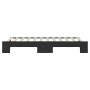 Sofá cama nido tela negro 90x200 cm de vidaXL, Camas y somieres - Ref: Foro24-3197428, Precio: 254,14 €, Descuento: %