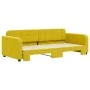 Ausziehbares Schlafsofa aus gelbem Samt, 90 x 200 cm von vidaXL, Betten und Lattenroste - Ref: Foro24-3196934, Preis: 248,53 ...