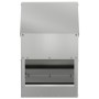 Comedero para pollos Plateado 21 x 16 x 33 cm Acero Galvanizado