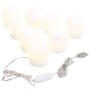 Espejo de pared con luces LED redondo de vidrio