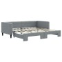 Sofá cama nido tela gris claro 90x190 cm de vidaXL, Camas y somieres - Ref: Foro24-3196588, Precio: 278,19 €, Descuento: %