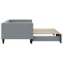 Sofá cama nido tela gris claro 90x190 cm de vidaXL, Camas y somieres - Ref: Foro24-3196588, Precio: 278,19 €, Descuento: %