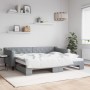 Sofá cama nido tela gris claro 90x200 cm de vidaXL, Camas y somieres - Ref: Foro24-3197426, Precio: 249,70 €, Descuento: %
