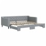 Sofá cama nido tela gris claro 90x200 cm de vidaXL, Camas y somieres - Ref: Foro24-3197426, Precio: 249,70 €, Descuento: %