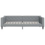 Sofá cama nido tela gris claro 90x200 cm de vidaXL, Camas y somieres - Ref: Foro24-3197426, Precio: 249,70 €, Descuento: %
