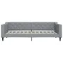 Trundle sofa bed light gray fabric 90x200 cm by vidaXL, Beds and slatted bases - Ref: Foro24-3197426, Price: 251,60 €, Discou...