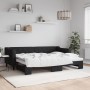 Sofá cama nido tela negro 80x200 cm de vidaXL, Camas y somieres - Ref: Foro24-3197423, Precio: 246,91 €, Descuento: %