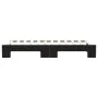 Black fabric trundle sofa bed 80x200 cm by vidaXL, Beds and slatted bases - Ref: Foro24-3197423, Price: 247,02 €, Discount: %