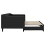 Sofá cama nido tela negro 80x200 cm de vidaXL, Camas y somieres - Ref: Foro24-3197423, Precio: 246,91 €, Descuento: %