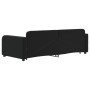 Ausziehbares Schlafsofa aus schwarzem Samt, 90 x 200 cm von vidaXL, Betten und Lattenroste - Ref: Foro24-3196933, Preis: 256,...