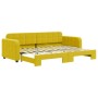 Ausziehbares Schlafsofa aus gelbem Samt, 80 x 200 cm von vidaXL, Betten und Lattenroste - Ref: Foro24-3196927, Preis: 242,10 ...