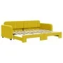 Ausziehbares Schlafsofa aus gelbem Samt, 80 x 200 cm von vidaXL, Betten und Lattenroste - Ref: Foro24-3196927, Preis: 238,47 ...