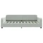 Light gray velvet trundle sofa bed 90x190 cm by vidaXL, Beds and slatted bases - Ref: Foro24-3196942, Price: 241,56 €, Discou...