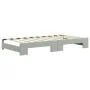 Sofá cama nido terciopelo gris claro 90x190 cm de vidaXL, Camas y somieres - Ref: Foro24-3196942, Precio: 241,56 €, Descuento: %