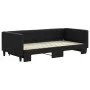 Ausziehbares Schlafsofa aus schwarzem Stoff, 90 x 190 cm von vidaXL, Betten und Lattenroste - Ref: Foro24-3196590, Preis: 266...