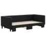 Sofá cama nido tela negro 90x190 cm de vidaXL, Camas y somieres - Ref: Foro24-3196590, Precio: 270,73 €, Descuento: %
