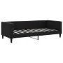 Ausziehbares Schlafsofa aus schwarzem Stoff, 90 x 190 cm von vidaXL, Betten und Lattenroste - Ref: Foro24-3196590, Preis: 266...