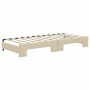 Ausziehbares Schlafsofa, cremefarbener Stoff, 80 x 200 cm von vidaXL, Betten und Lattenroste - Ref: Foro24-3197425, Preis: 24...