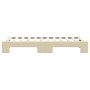 Trundle sofa bed cream fabric 80x200 cm by vidaXL, Beds and slatted bases - Ref: Foro24-3197425, Price: 249,80 €, Discount: %