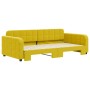 Sofá cama nido terciopelo amarillo 100x200 cm de vidaXL, Camas y somieres - Ref: Foro24-3196941, Precio: 262,74 €, Descuento: %