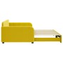 Sofá cama nido terciopelo amarillo 100x200 cm de vidaXL, Camas y somieres - Ref: Foro24-3196941, Precio: 262,74 €, Descuento: %