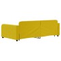 Sofá cama nido terciopelo amarillo 100x200 cm de vidaXL, Camas y somieres - Ref: Foro24-3196941, Precio: 262,74 €, Descuento: %