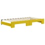 Sofá cama nido terciopelo amarillo 100x200 cm de vidaXL, Camas y somieres - Ref: Foro24-3196941, Precio: 262,74 €, Descuento: %