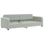 Ausziehbares Schlafsofa aus hellgrauem Samt, 80 x 200 cm von vidaXL, Betten und Lattenroste - Ref: Foro24-3196922, Preis: 271...