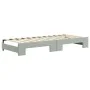Sofá cama nido terciopelo gris claro 80x200 cm de vidaXL, Camas y somieres - Ref: Foro24-3196922, Precio: 267,00 €, Descuento: %