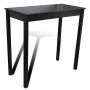 Bar table with 2 black bar chairs by vidaXL, Furniture sets for kitchens and dining rooms - Ref: Foro24-160727, Price: 321,74...