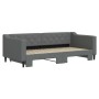Sofá cama nido tela gris oscuro 90x190 cm de vidaXL, Camas y somieres - Ref: Foro24-3197437, Precio: 258,04 €, Descuento: %