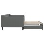 Sofá cama nido tela gris oscuro 90x190 cm de vidaXL, Camas y somieres - Ref: Foro24-3197437, Precio: 258,04 €, Descuento: %