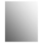 Espejo de pared sin marco con luces LED rectangular de vidrio