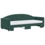 Sofá cama nido con colchón terciopelo verde oscuro 80x200 cm de vidaXL, Camas y somieres - Ref: Foro24-3197320, Precio: 424,4...