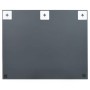 Espejo de pared sin marco con luces LED rectangular de vidrio